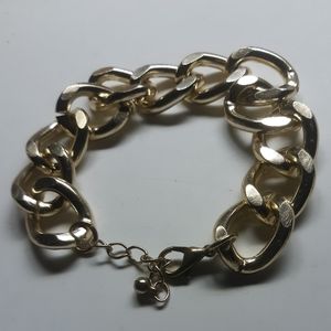 Chunky 10 k gold plated bracelet